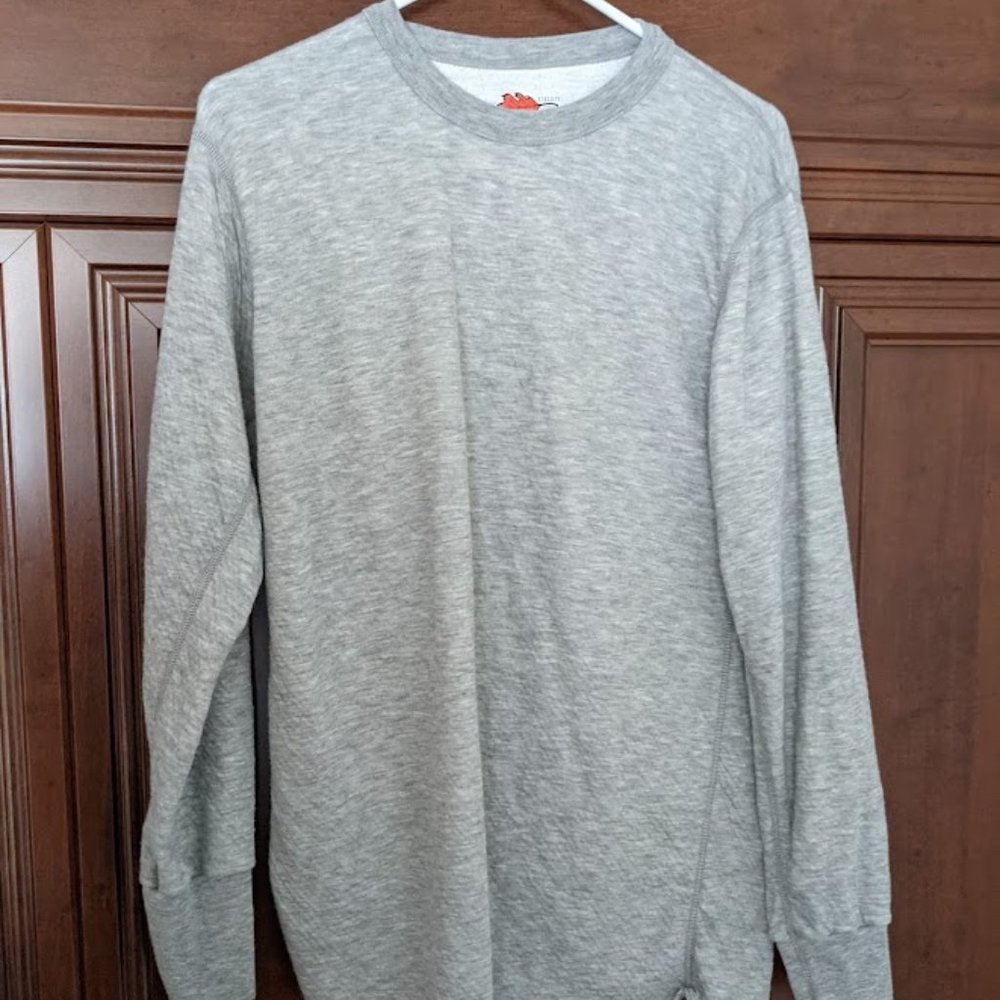 Unisex, Grey, Long Sleeve, Light Weight Sweater